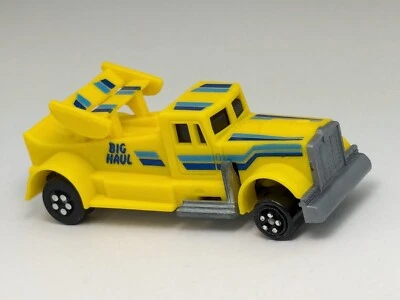 Vintage KIDCO 1980 Burnin Key Cars BIG HAUL Semi Truck Yellow - Image 1 of 4