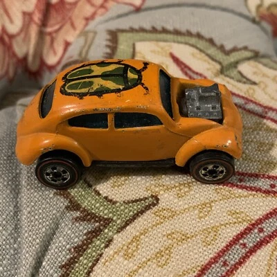 Volkswagen VW 1967 naranja Hot Wheels Redline personalizado hecho en Hong Kong 1974 Foto 1 de 4