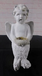 Vintage 1999 R. Shipman Meerjungfrau Cherub Regal Sitter Figur Engel Deko - Bild 1 von 9
