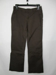 Banana Republic Damen Hose 0P Petite Braun Chino Taschen Knopf Stretch Baumwolle - Bild 1 von 10