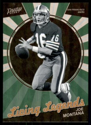 Joe Montana 2023 Prestige LIVING LEGENDS San Francisco 49ers #LL-23 - Image 1 of 2