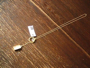 Extravagante Declaración Lariat Cadena Diseñador Leonardi Arte Oro Citrino Variable - Imagen 1 de 3