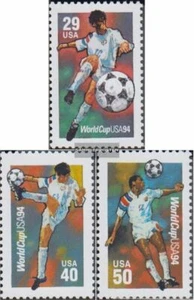 USA 2457-2459I (kompl.Ausg.) postfrisch 1994 Fussball WM - Bild 1 von 1