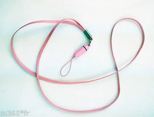 dragonne telephone ATTACHES PORTABLE DRAGONNES BIJOUX portable attache rose - Zdjęcie 1 z 2