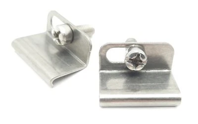 Hoffman Nvent AL18 Clamp Kit For Enclosure/Junction Box 304, Stainless Steel  - Image 1 of 4