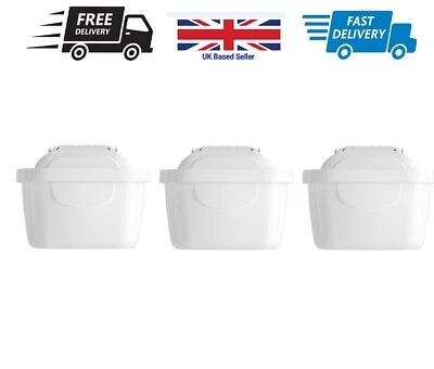 Universal Limescale Water Filter Cartridge for Brita Maxtra / Plus+ Refill x 3 - Image 1 of 4