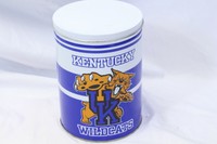 Kentucky Wildcats Tin 6" Diameter x 8.5" Tall  National Collegiate University