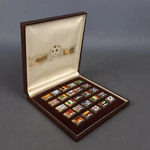 Italien 90 M&M’S E Mars Werbe Broschen Set Nr.20 Flaggen Vintage 1989 - Bild 1 von 12