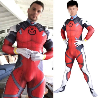 Deadpool DVA Cosplay Body Superhéroe Mono Halloween Adulto y Niños Disfraz Foto 1 de 4