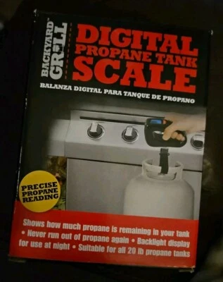 Propane Tank Scale Backyard Grill Digital 20LB Weigh Propane Tanks How Full NEW - Image 1 of 4