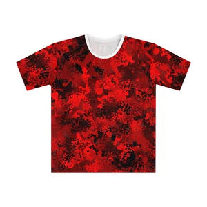 Red Camouflage t shirt men by Modern Metro - Picture 1 of 7