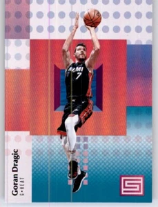 2017-18 Status Blue Goran Dragic Inserto de Lámina Paralelo Aqua Heat #75 - Imagen 1 de 2