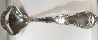 Gorham Plata de Ley PATRÓN ESTRASBURGO SALSA CUCHARÓN SÓLIDO Excelente Sin Mono. Foto 1 de 4