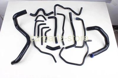 Silicone Radiator Hose Kit Black Fit For Toyota Celica GT GT-S 2000-2005 - Image 1 of 4
