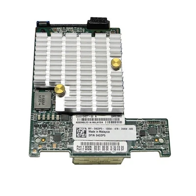 DELL QLogic QME2662 16Gb FC I/O Mezzanine Card per M-Series Blade 04GDP5 - Immagine 1 di 3