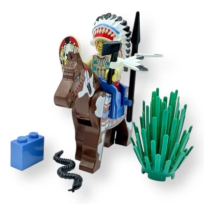 Lego Western Indians: Tribal Chief Set 6709 Complete MINT [No Box / Manual] - Image 1 of 4