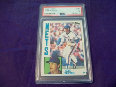 1984 TOPPS #740 TOM SEAVER PSA 5 - Image 1 of 2