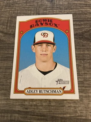 2021 Topps Heritage Minor League Edition - Short Print Adley Rutschman #203 (RC) - Image 1 of 2