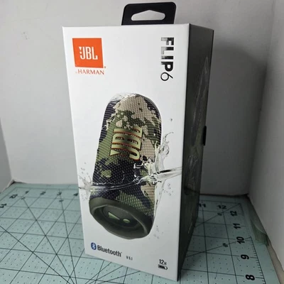 Altavoz inalámbrico portátil JBL Flip 6 camuflado [GENUINO] - NUEVO [LEER DESCRIPCIÓN] Foto 1 de 4