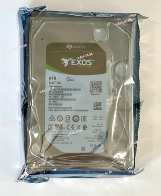 SEAGATE ST8000NM000A EXOS 7E8 3.5" 8TB SATA 6Gb/s 7.2K RPM HARD DRIVE - Image 1 of 3