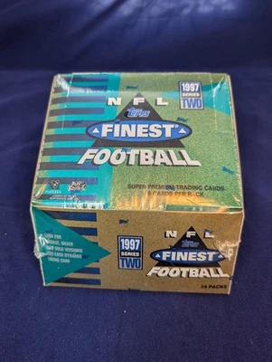 1997 Topps Finest Football Hobby Box Series 2 Factory Sealed - Image 1 of 4
