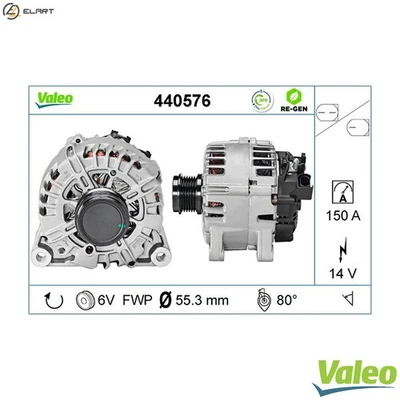 ALTERNATOR 440576 FOR FORD AUSTRALIA VOLVO HHJD/HHJC 1.6L UEJB 1.5L 4cyl 1.0L - Image 1 of 4