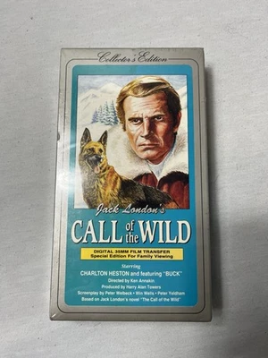 Jack London's - Call Of The Wild (VHS, 1994) Collector's Edition Charlton Heston - Image 1 of 4