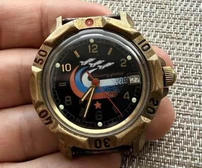 Watch USSR Vostok Komandirskie Commander Military Soviet Rare Vintage - Image 1 of 4