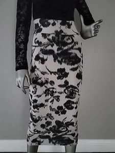 💫Sloan Parsnip Floral Print Pencil Skirt By Bryn Walker  - Picture 1 of 11