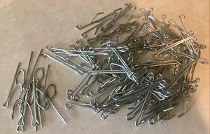 Slip On Drapery Hooks, 60 Hooks Plus 10 End Hooks 3”long - Picture 1 of 5