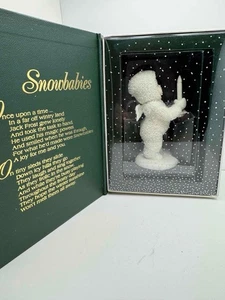 Vtg Dept 56 Winter Tales of Snowbabies Just One Little Candle Original box 68233 - Picture 1 of 1
