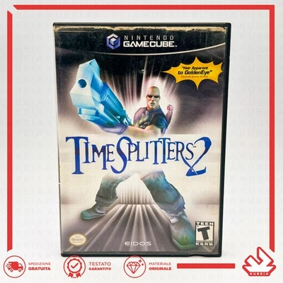 TIME SPLITTERS 2 EIDOS – INGLESE USA – COMPLETO – NINTENDO GAMECUBE GC HALF LIFE - Imagen 1 de 4