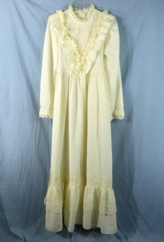 Vestido De Colección Cenicienta Marfil BODA MAXI CABAÑA Volantes y Encaje V-YUGO Niñas 14 Foto 1 de 4