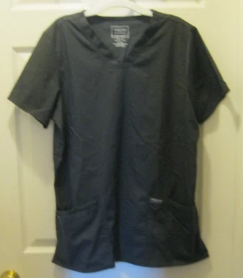 Cherokee Authentic Workwear Gray Short Sleeve Scrubs Shirt Womens Size M - Image 1 of 4