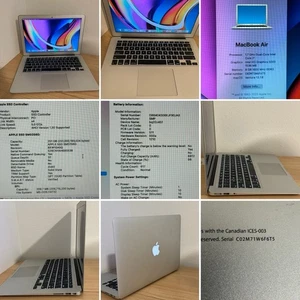 MacBook Air 13” i7 1.7Ghz 8GB RAM 256GB SSD macOS Ventura A1466 Laptop Apple - Afbeelding 1 van 12