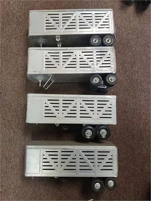 Strutco скота грузоперевозки полуприцеп 1960-х без грузовика прессованная сталь лот из 4 - Изображение 1 из 4