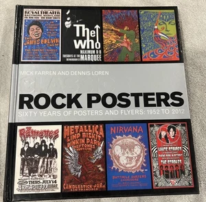 Classic Rock Posters : Sixty Years of Posters and Flyers, 1952 to 2012 HARDCOVER - Picture 1 of 16