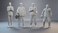 James Bond Villains - Set 1 - Dr No Odd Job (2) Goldfinger 3D Printed 1:18 Set