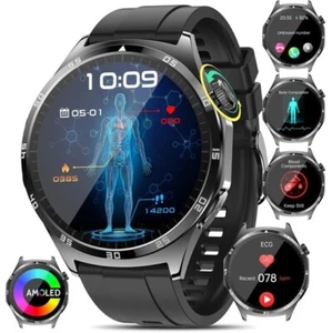 Marsyu Smartwatch Men ECG+HRV/Blood Pressure/Uric Acid/BMI Round (48mm) - Zdjęcie 1 z 5