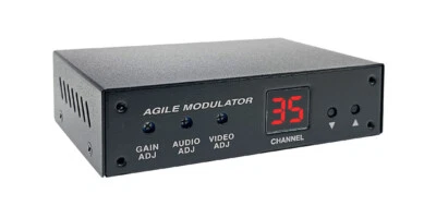 Universal Composite RCA BNC Video Audio To RF UHF VHF CATV Channel Modulator  - Image 1 of 4