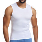 Mens Stretch Compression Workout Base Layer Tank Tops Sport Vest Singlet T-Shirt