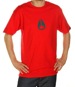 Nixon Wings Short Sleeve Tee T-Shirt Red/Orange Blend Size (L) Large *New* - Picture 1 of 4