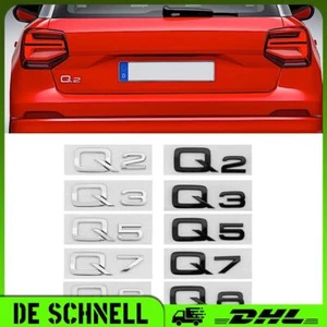 Kofferraum Heckdeckel Aufkleber Schriftzug Emblem Heckklappe Für Audi Q-Klasse - Bild 1 von 16