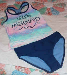 SO 2 PIECE MERMAID SWIMSUIT-SIZE 7/8 - Picture 1 of 1