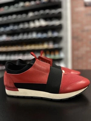 BALENCIAGA RACE RUNNER TRAINERS SHOES RED SNEAKERS SIZE 47 US 14 AUTHENTIC - Image 1 of 4