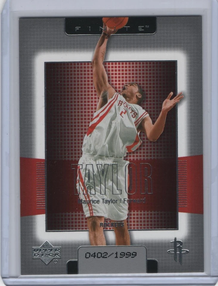 2003-04 Upper Deck Finite Base #58 Maurice Taylor 402/1999 - Image 1 of 1