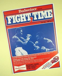 Budweiser Fight Time Feb-Mar1982 Issue - International Ratings/Scorecard - Imagen 1 de 1