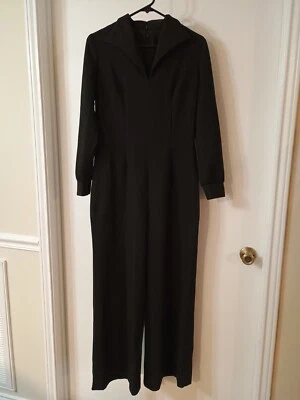 Mono Happy Legs años 70 poliéster acampanado acento California cuello trasero con cremallera Foto 1 de 4