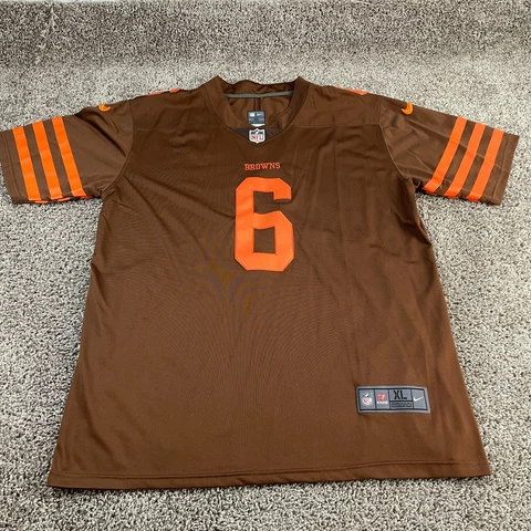 Baker Mayfield Jersey Mens Extra Large Cleveland Browns Nike On-Field Dri-Fit Cover