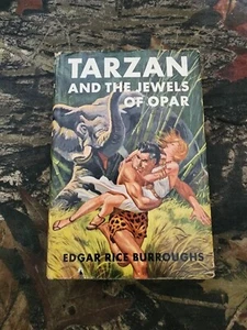 1918 Tarzan Jewels Of Opar Edgar Rice Burroughs Grosset Dunlap Hardcover Book - Picture 1 of 15
